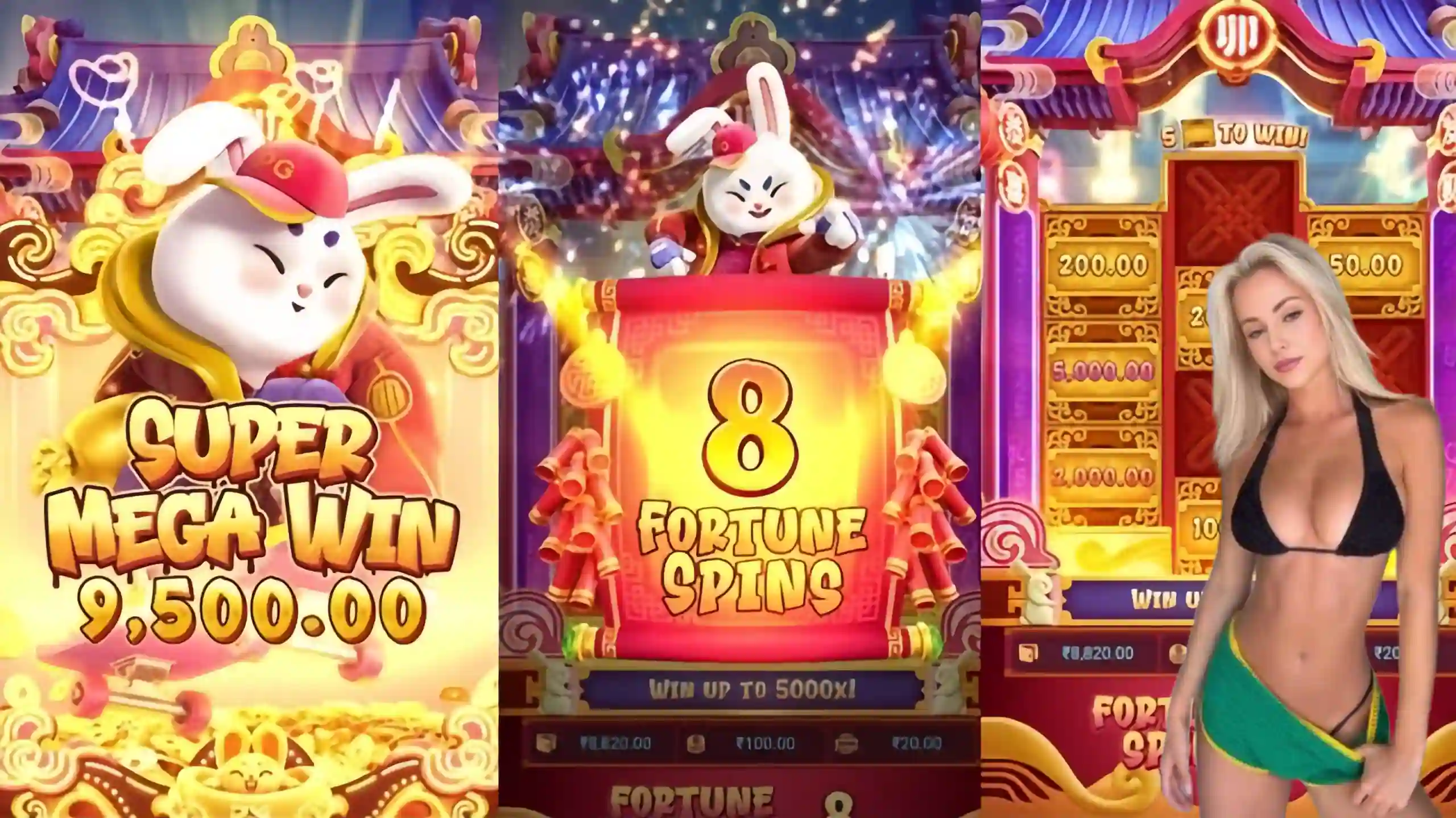 Wild Expansivo Fortune Rabbit ppbpg - Coelho Dourado que Expande