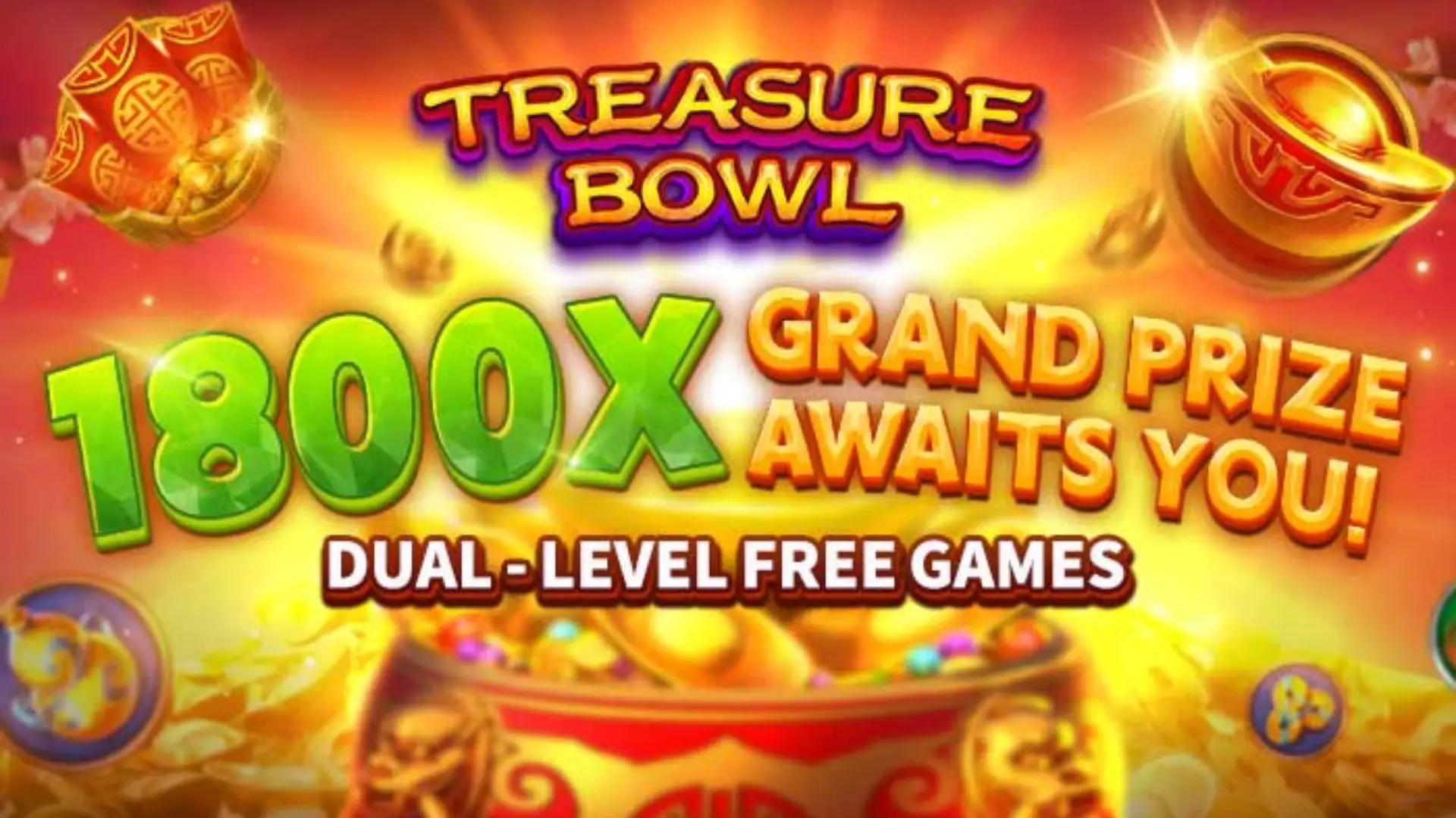 Multiplicadores Treasure Bowl ppbpg - 7777x Máximo com Tigela Dourada